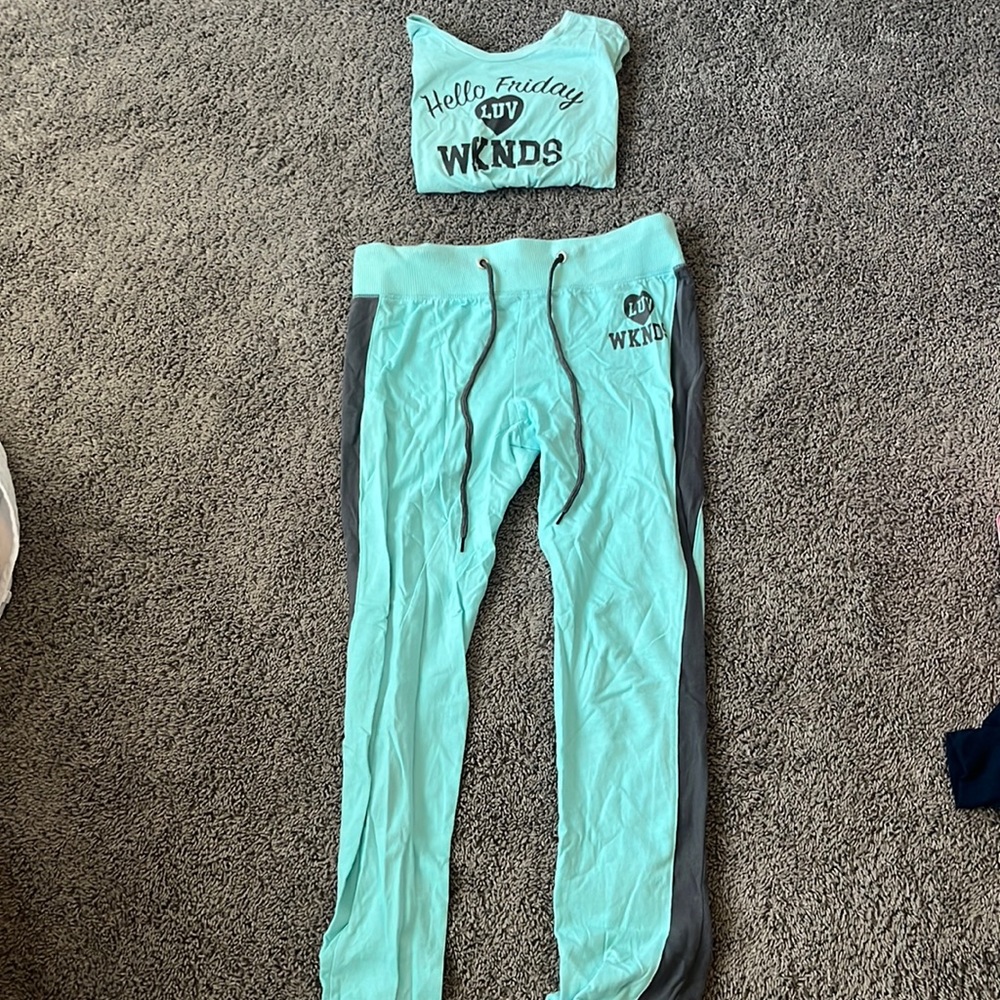 Blue pj set